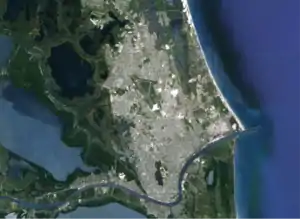 Air view of the metropolitan area