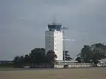 The former air control tower at Tan Son Nhat Airport