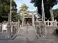 Torii at Tanabata Shrine entrance.