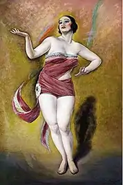 Dancing Woman in Costume