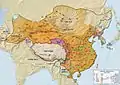 Chinese sphere of influence during Tang dynasty