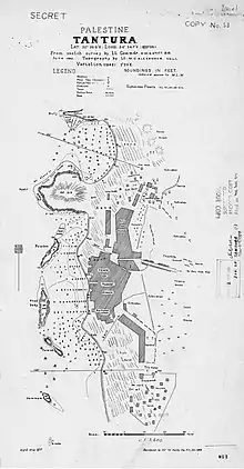 British survey map, 1942