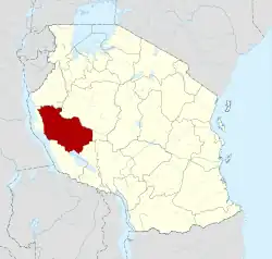 Location in Tanzania