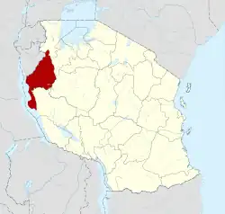 Location in Tanzania