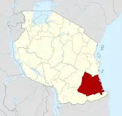 Location in Tanzania