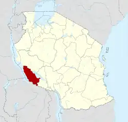 Location in Tanzania