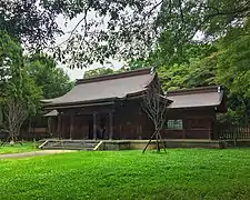 Haiden of Touen Shrine, Taoyuan City (1938)