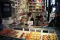 One of many tapas stalls in the Mercado de San Miguel in Madrid