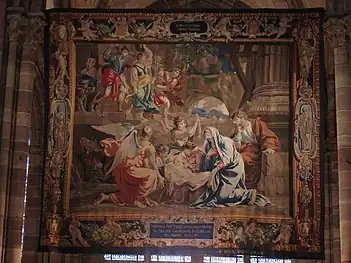Life of the Virgin Mary tapestry - "The Nativity" (1638–57)