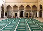 The main courtyard of the madrasa