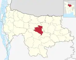Location of Tarakanda