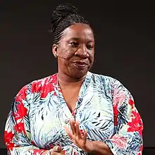 Tarana Burke at the 2018 Disobedience Awards.