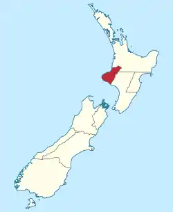 Taranaki Province within New Zealand post 1853