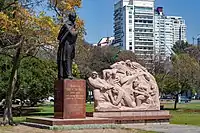 Statue of Taras Shevchenko in Buenos Aires, Argentina