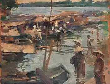 A Market by the River