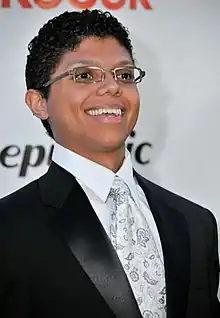 Head-and-shoulders color photograph of Tay Zonday in 2009