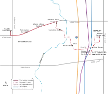 Unofficial Taylorsville-Murray-BRT Route map