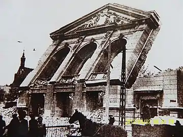 Theatre demolition in 1946
