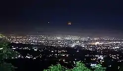 View of Tegal at night 2018