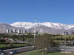 Tochal mountains, Tehran, Iran.