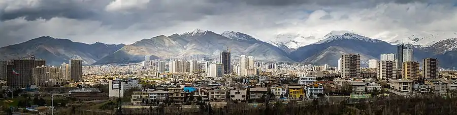 Tehran in a clean day