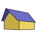 Prow or "flying" Gable roof