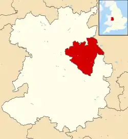 Shown within Shropshire