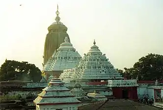 The Jagannath Temple, Puri, Odisha, India, one of the four holiest places (Dhamas) of Hinduism, unknown architect, 12th century