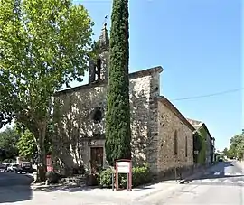 The protestant church in Arpaillargues-et-Aureillac