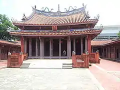Taiwan Confucian Temple, Tainan City (1665), rebuilt in 1751.