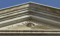 The Eye of Providence in Masonic Temple of Santa Cruz de Tenerife, Spain