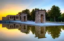 An Egyptian temple