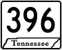 State Route 396 marker