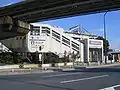 The Tokyo Monorail station south entrance, January 2005
