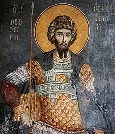 Great martyr Theodore Stratelates "the General" of Heraclea.