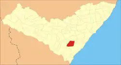 Location in Alagoas state