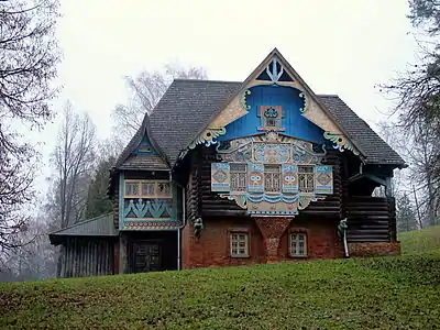Teremok House in Talashkino, a Russian Revival work by Sergey Malyutin (1901–02)