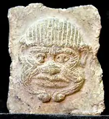 Terracotta plaque of Humbaba from Iraq. 2004–1595 BCE. Sulaymaniyah Museum, Iraq