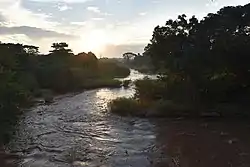 Aru territory, Province of Ituri, DR Congo: Sunset on the Aru River in Aru territory, Ituri Province