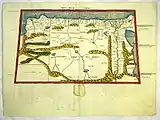 3rd Map of AfricaCyrenaica, Marmarica, Libya, Lower Egypt, and the Thebaid