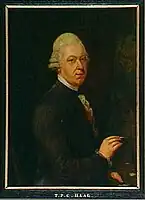 Self Portrait Tethart Hague from 1777
