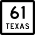 State Highway 61 marker