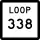 State Highway Loop 338 marker