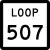 State Highway Loop 507 marker