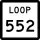 State Highway Loop 552 marker