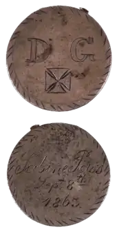 Davis Guards Medal, 1864