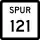State Highway Spur 121 marker