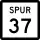State Highway Spur 37 marker