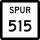 State Highway Spur 515 marker