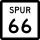 State Highway Spur 66 marker